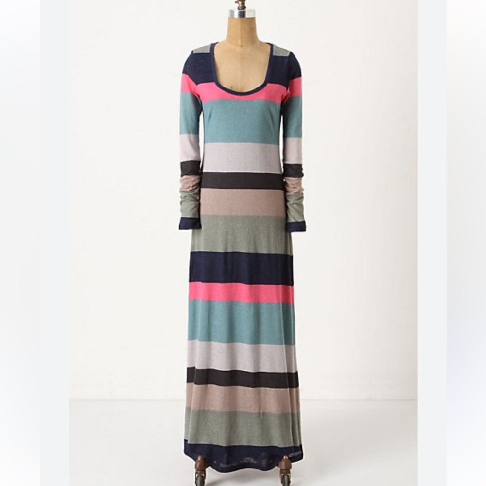 ANTHROPOLOGIE Splendid striped maxi dress